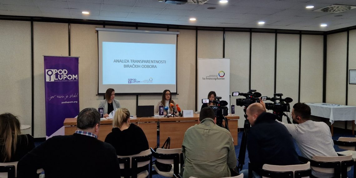 The Coalition “Pod lupom” presented the results of a survey on the transparency of the work of polling station committees