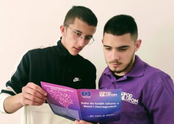 First-time voting: Educational Workshops for young people on the topic of the upcoming elections have commenced throughout BiH