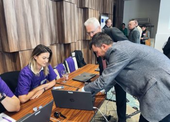 Foreign delegations visiting Coalition “Pod lupom” call center and legal team in Sarajevo