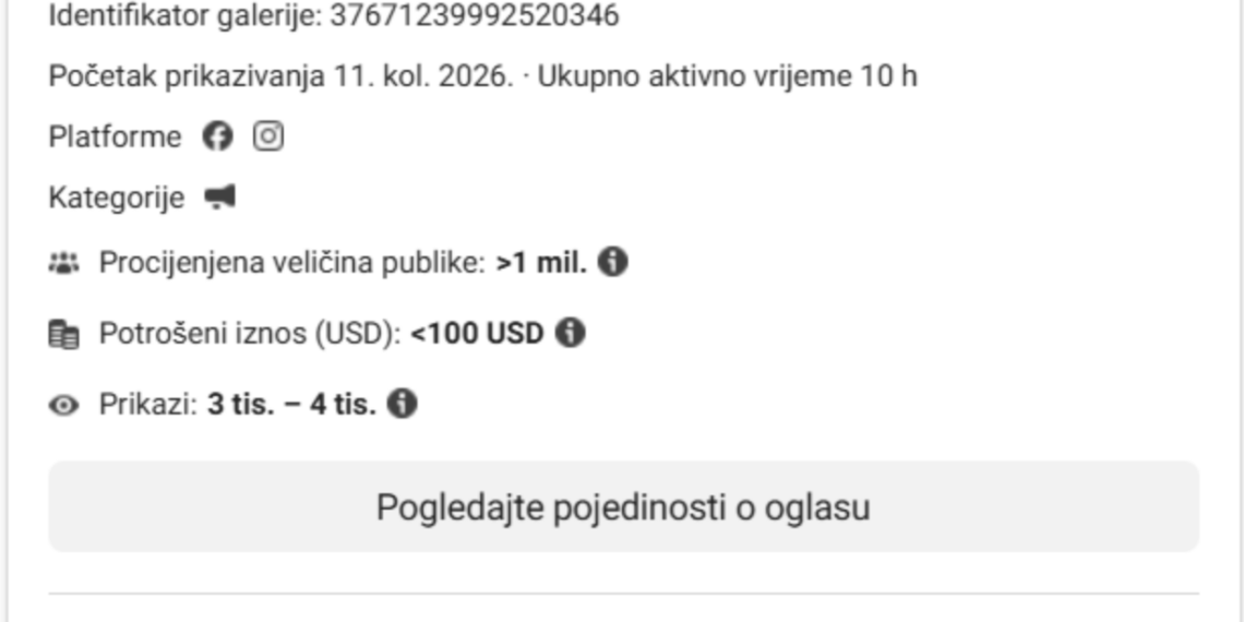 Centralna izborna komisija Bosne i Hercegovine kaznila je stranku ŽIVOT i njenog predsjednika Bogdana Jovanovića sa 6.000 KM