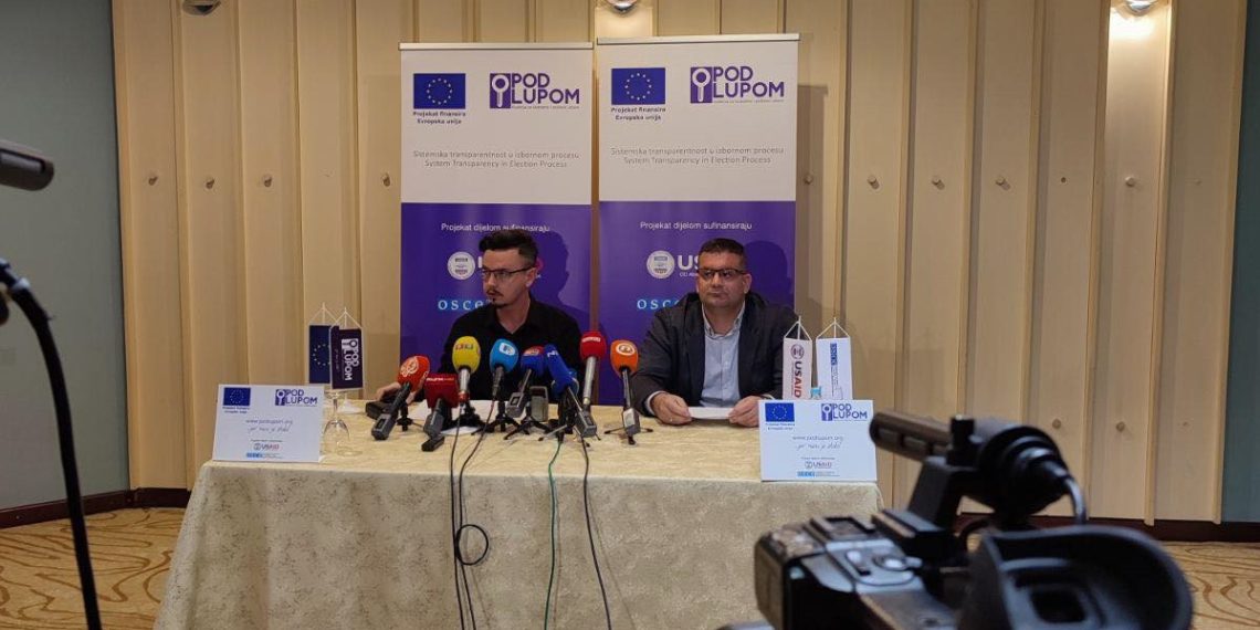 Koalicija “Pod lupom” iznijela prve nalaze posmatranja, najučestalija nepravilnost preuranjena izborna kampanja