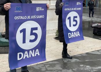 It’s 5 minutes to 12: Coalition “Pod lupom” on the streets across BiH warns that there is little time left for Electoral Reform