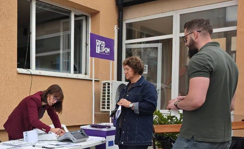 Veliki odziv građana Velike Kladuše na edukaciju o novim izbornim tehnologijama