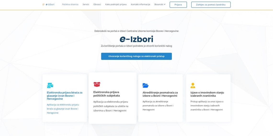 Submission of applications for voting outside of BiH at the 2022 General Elections