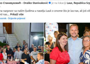 Koalicija Draško Stanivuković – Pokret Sigurna Srpska i njeni kandidati kažnjeni sa 22 hiljade KM